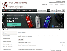 Tablet Screenshot of handsonpromotions.com